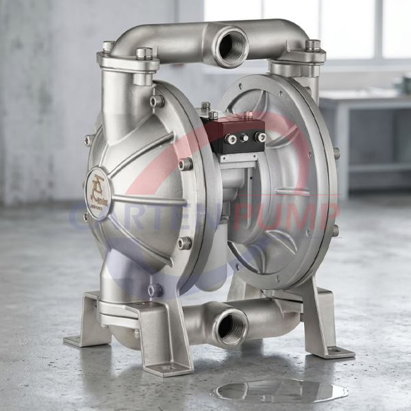 Bơm màng hóa chất thân inox chịu hóa chất