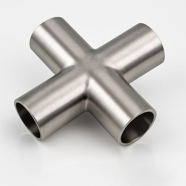 Chữ thập đều Inox vi sinh nối hàn