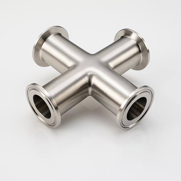 Chữ thập Inox vi sinh nối clamp