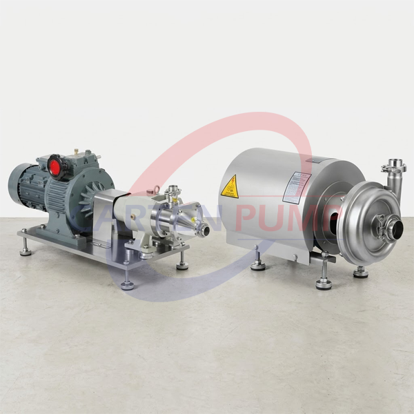 So sánh bơm trục vít với bơm ly tâm thực phẩm