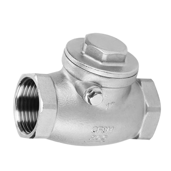 Van 1 chiều lá lật INOX nối ren
