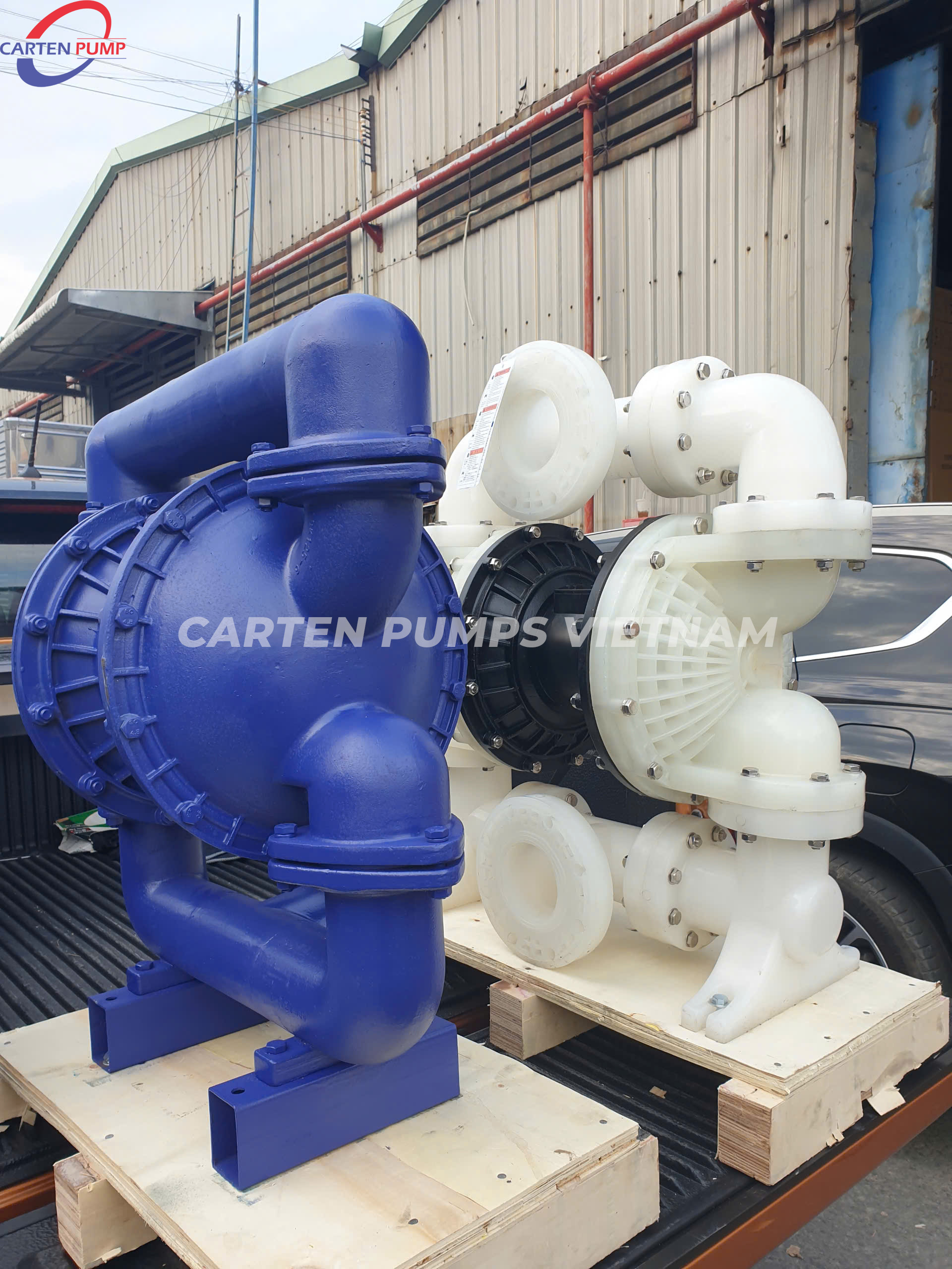 Bàn giao bơm màng Carten DYI HLD125-PPFF