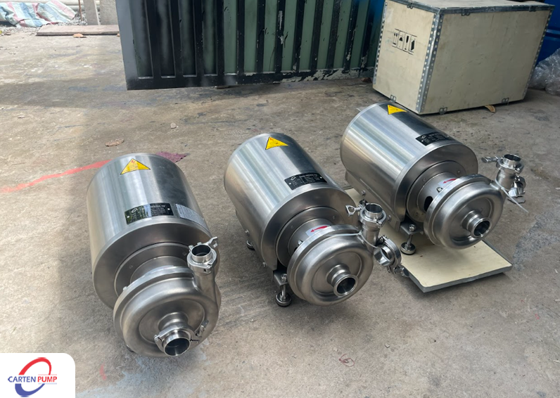 Bơm ly tâm an toàn vệ sinh thực phẩm