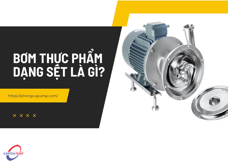 Bơm thực phẩm dạng sệt là gì?